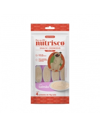Snack Cremoso Nutrisco Salmão Cães 56g
