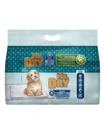 Tapete Higiênico com 30 Unidades 60x60g Mr. Dry