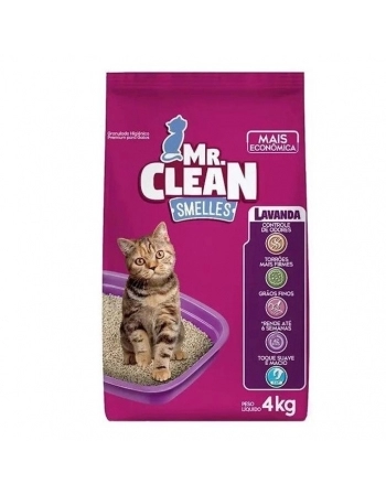 Fardo Granulado Sanitário Lavanda com 5 Unidades 20kg Mr. Clean