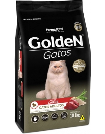 Ração Golden para Gatos Adultos Carne 10,1Kg