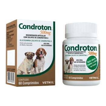 Suplemento Condroton 500mg Comprimidos - Vetnil