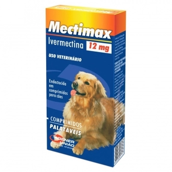 Antiparasitário Mectimax 12 mg Agener União (4 Comprimidos)
