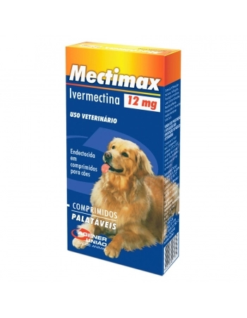 Antiparasitário Mectimax 12mg Caixa com 4 Comprimidos - Agener União