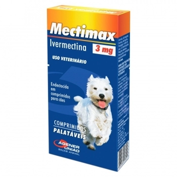 Antiparasitário Mectimax 3 mg Agener União (4 Comprimidos)