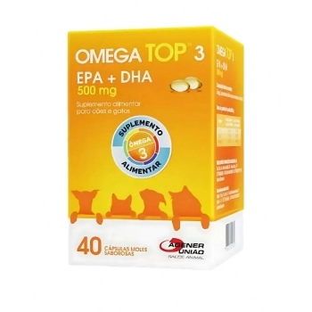 Suplemento Omegatop 3 500 mg (40 Cápsulas Moles)