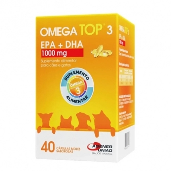 Suplemento Omegatop 3 1000 mg (40 Cápsulas Moles)