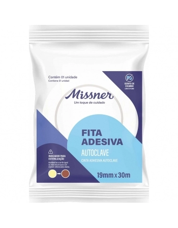 Fita p/ Autoclave 19X30 Rolo - Missner