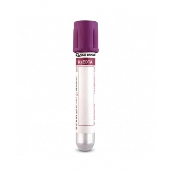 Tubo Coleta EDTA K3 4ml Roxa C/100UN