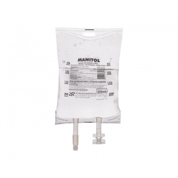 Solução Manitol 20% 250ml Bolsa PVC