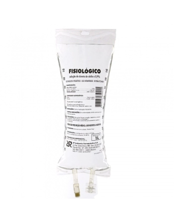 Fisiológico 0,9% 1000ml Bolsa PVC