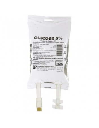 Glicose 5% 100ml Bolsa PVC