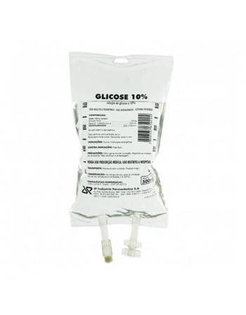 Glicose 10% 500ml Bolsa PVC