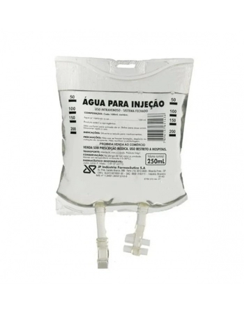 Água para Injeção 250ml Bolsa PVC