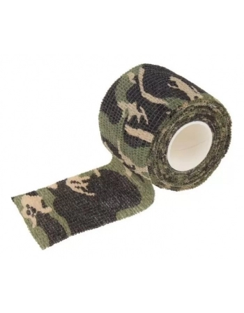 Bandagem Látex 5cm - Camuflada (Preta, Verde e Bege)