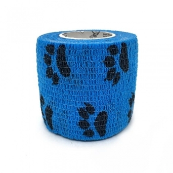 Bandagem Látex 5cm com Patas - Azul