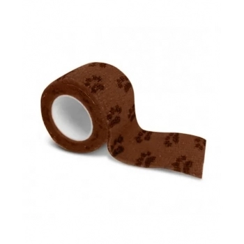 Bandagem Látex 5cm com Patas - Marrom