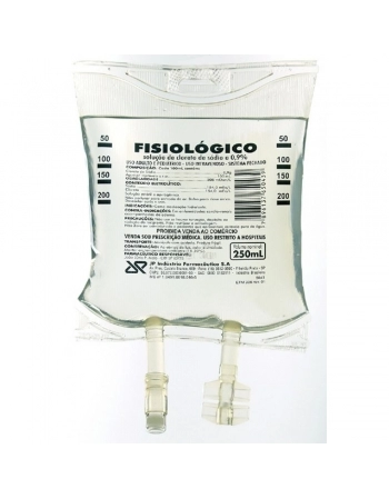 Fisiológico 0,9% 250ml Bolsa PVC