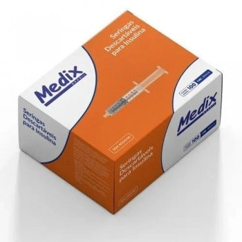 Seringa de Insulina Sem Agulha 1ml Luer Slip