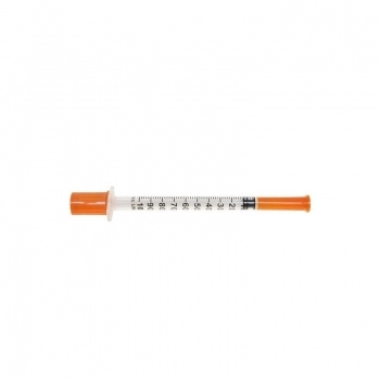 Seringa de Insulina Com Agulha Fixa 0,25x6mm 1ml (31G)