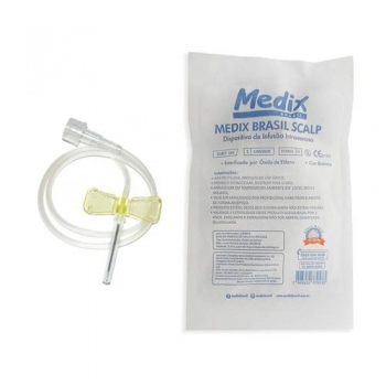 Scalp Polybag 19G Luer Lock Medix