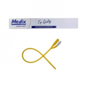 Sonda Foley Látex 2 Vias 08 FR 3-5ml Medix