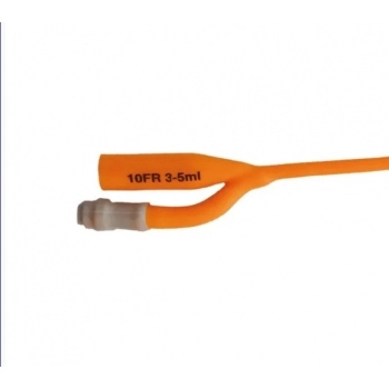 Sonda Foley Látex 2 Vias 10 FR 3-5ml Medix