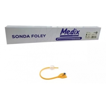 Sonda Foley Látex 3 Vias 16 FR 30-50ml Medix