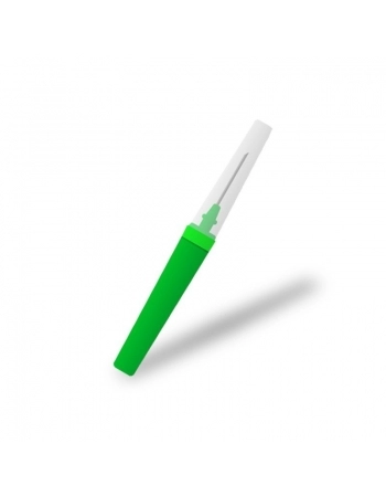 Agulha Coleta Sangue a Vácuo 25X0,80mm (21G 1) Verde C/100UN