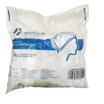 Touca Descartável Soft Branco - Anadona