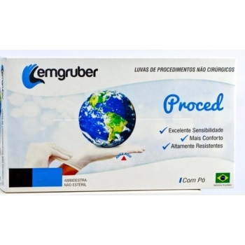 Luva Proced 20 UN Não Estérileril P Com Pó