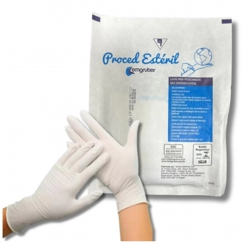 Luva Proced Não Estérileril M Com Pó - PAR