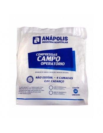 Campo Operatório Sem Fio Radiopaco C/50 UND