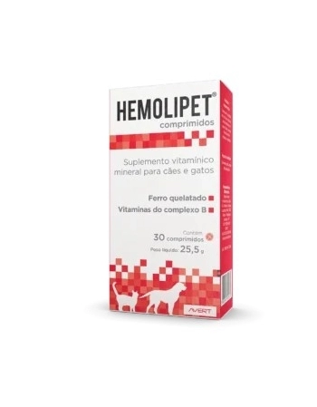 Suplemento Hemolipet 30 Comprimidos Avert