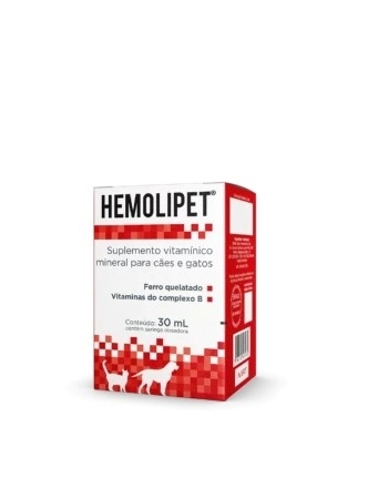 Suplemento Hemolipet 30mL Suspensão Avert