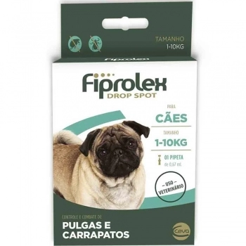 Antipulgas Fiprolex Cães 0-10 kg 0,67 mL - Ceva