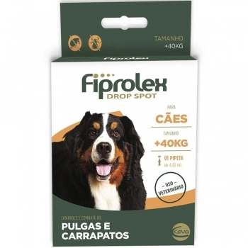 Antipulgas Fiprolex Cães 40 kg+ 4,02 mL - Ceva