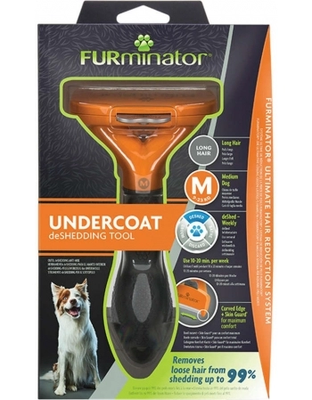 ESCOVA FURMINATOR NEW PARA CAES DE PELO LONGO - M