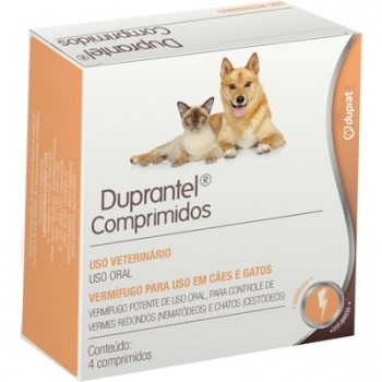 Vermífugo Duprantel 4 Comprimidos