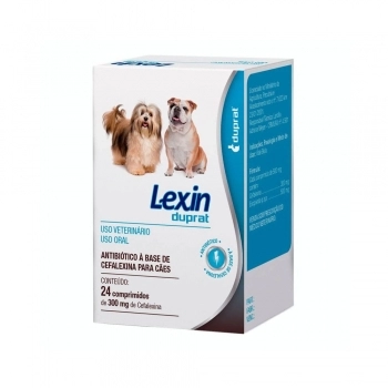 Antibiótico Lexin 300 mg 24 Comprimidos