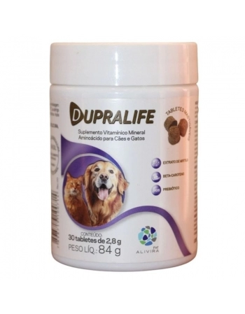 Suplemento Dupralife Tabletes Mastigáveis 84g 30 Tabletes