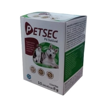 Suplemento Petsec Display com 10 Sachês de 8GR