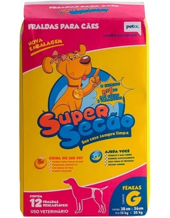 FRALDA SUP FEMEA G C/12