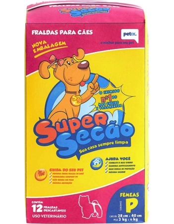 FRALDA SUP FEMEA P C/12