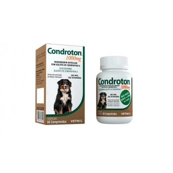 Suplemento Condroton 1000mg em Comprimidos - Vetnil