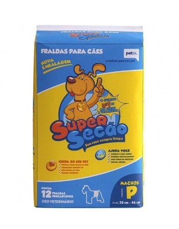 Fralda Super Secão Macho P 12 unidades
