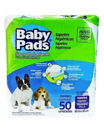 TAPETE HIG BABY PADS 60X65 C/50