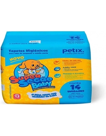 Tapete Higiênico Super Secão Baby 60x55 14 unidades