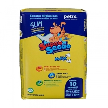 Tapete Higiênico Super Secão Max Slim 10 unidades