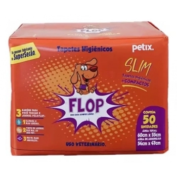 Tapete Higiênico Flop Slim 60x55 50 unidades