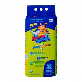 Tapete Higiênico Super Secão Max Citrus 80x60 30 unidades